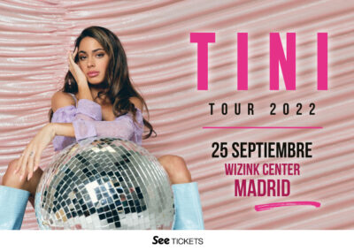 La estrella argentina del pop Tini ofrecerá el único show europeo en Madrid