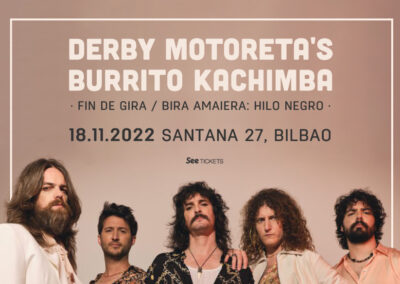 Fin de gira Derby Motoreta’s Burrito Kachimba en Bilbao