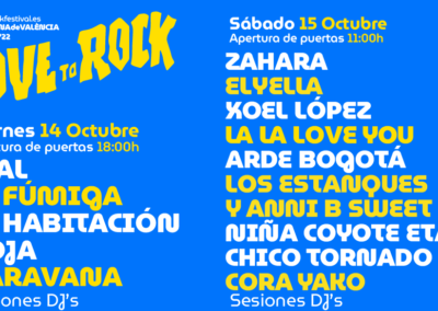 Queda una semana para la celebración de Love to Rock en Valencia