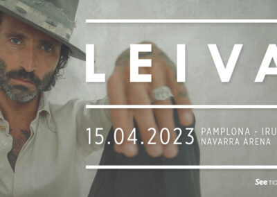 El tour Cuando te muerdes el labio de Leiva llegará a Pamplona en abril de 2023