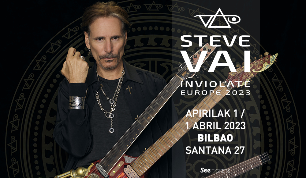 Steve Vai concierto en Bilbao