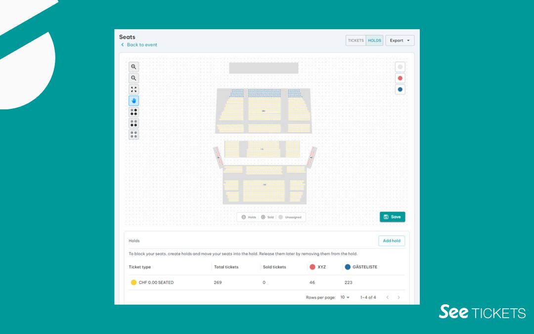 Bientôt disponible – l’outil plan de salle de la Client Console