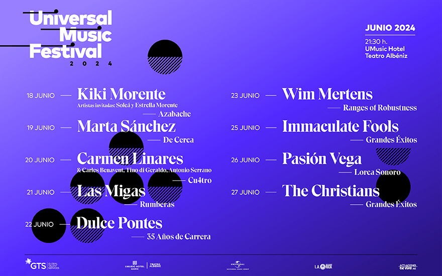 Universal Music Festival 2024: entradas, fechas y cartel