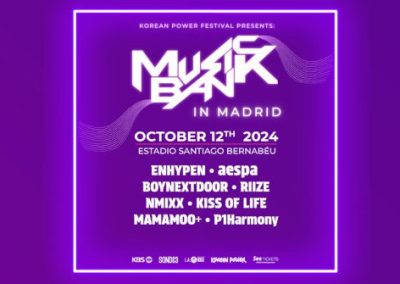 Music Bank Madrid: entradas, información y artistas